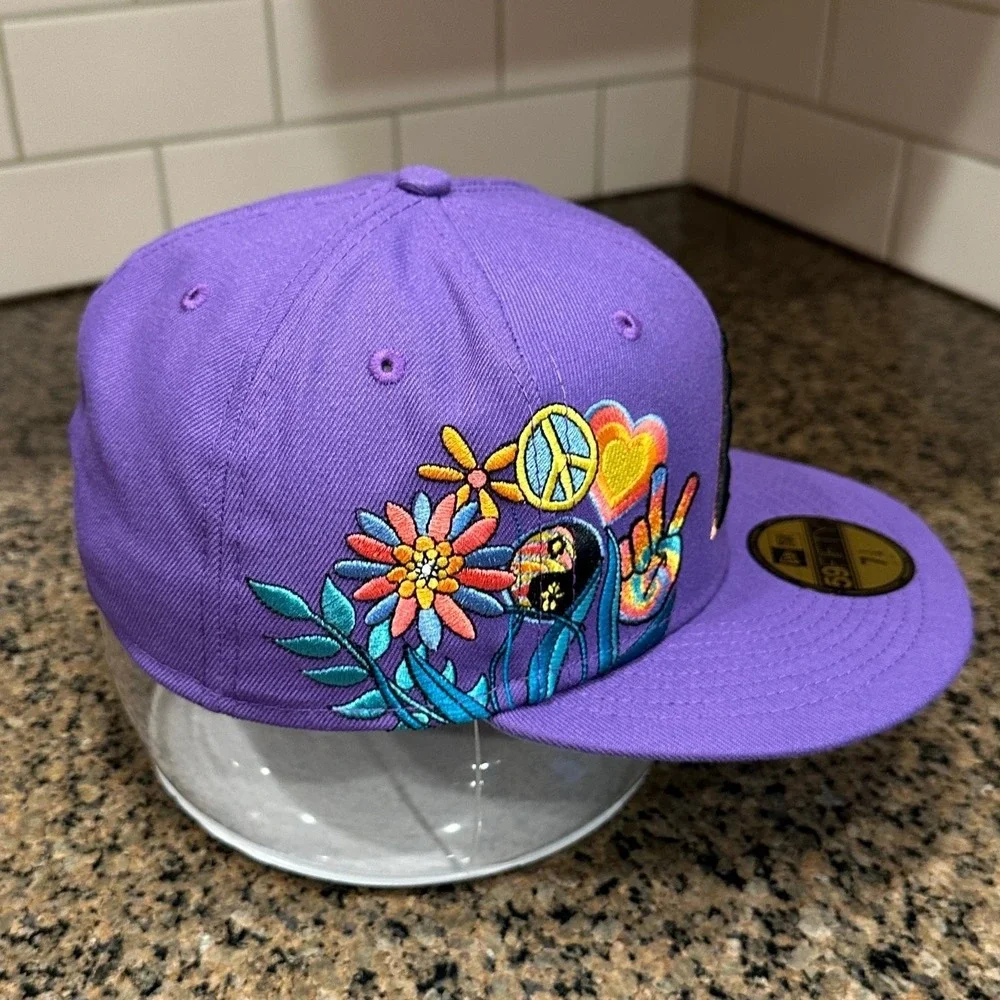 Arizona Diamondbacks New Era 59FIFTY Hat‎ 7 1/4 Purple 2001 World Series New